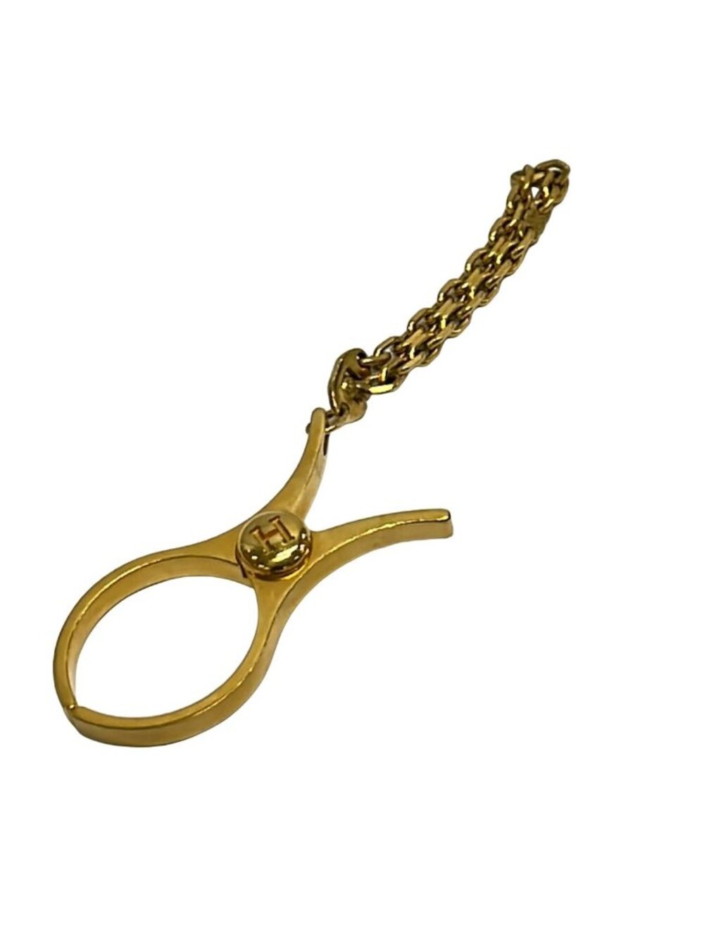 Hermes Firou Gold Glove Holder Gloves